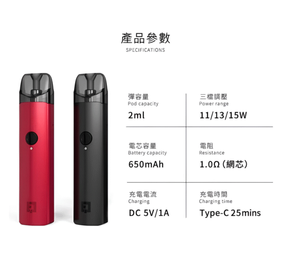 EEQUIT X 系列 二代註油電子煙主機 EQ煙桿推薦 台灣現貨