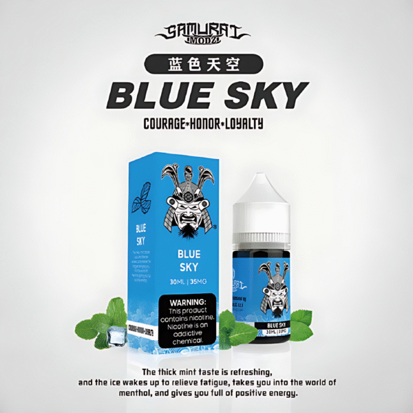 SAMURAI煙油 30ml/35mg  將軍丁鹽煙油推薦 美國原裝 小煙專用 買五送一