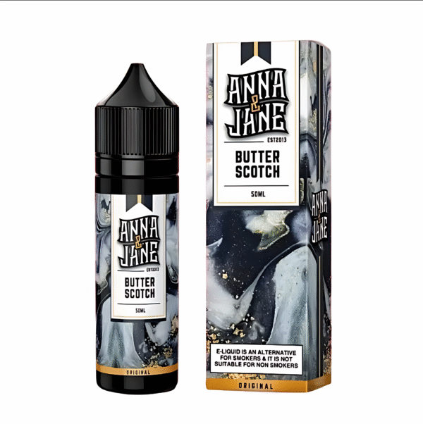 Anna&Jane 安娜與簡大煙煙油 ButterScotch 焦糖奶油咖啡50ml大煙油推薦